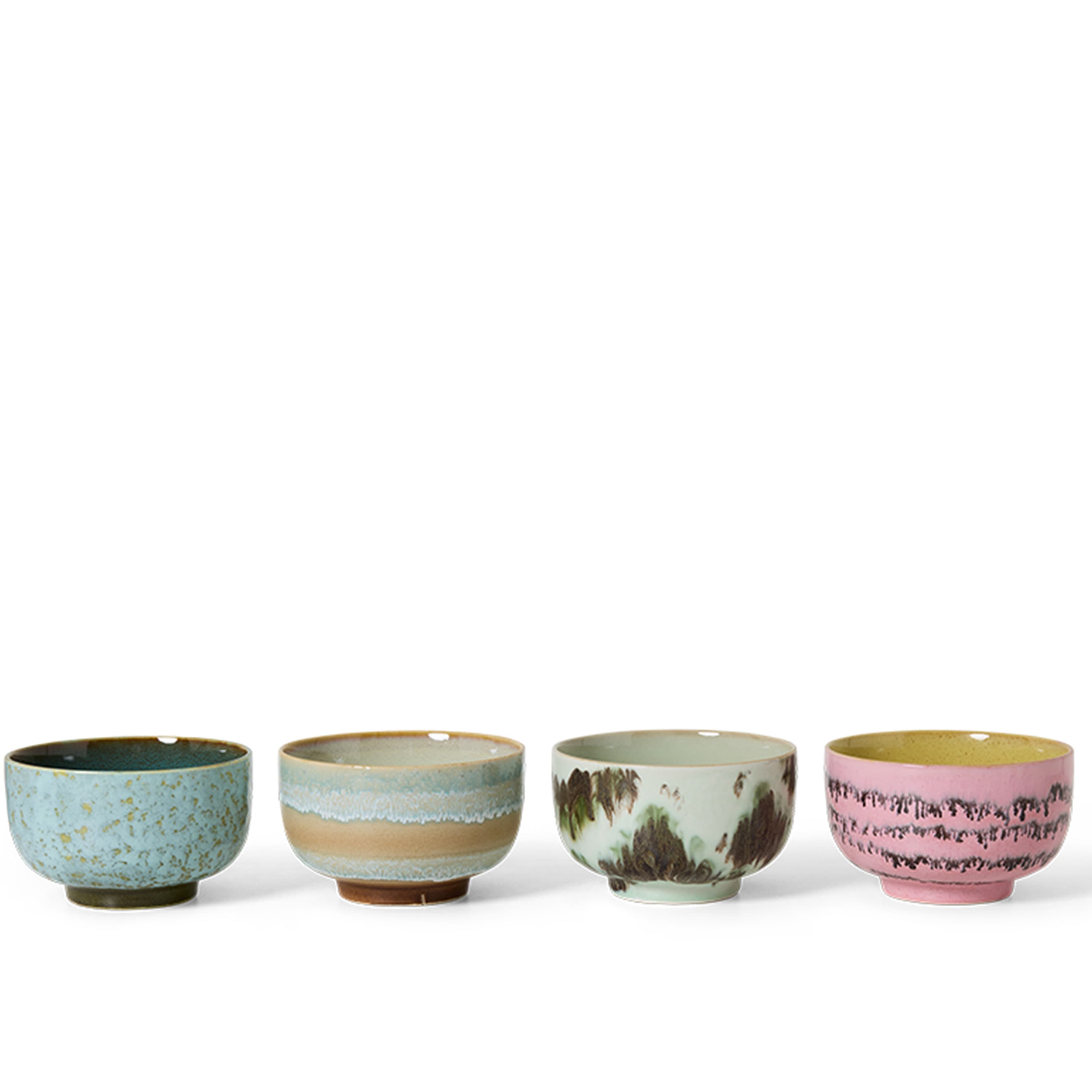 70s Ceramics Schale Dada 4er-Set
