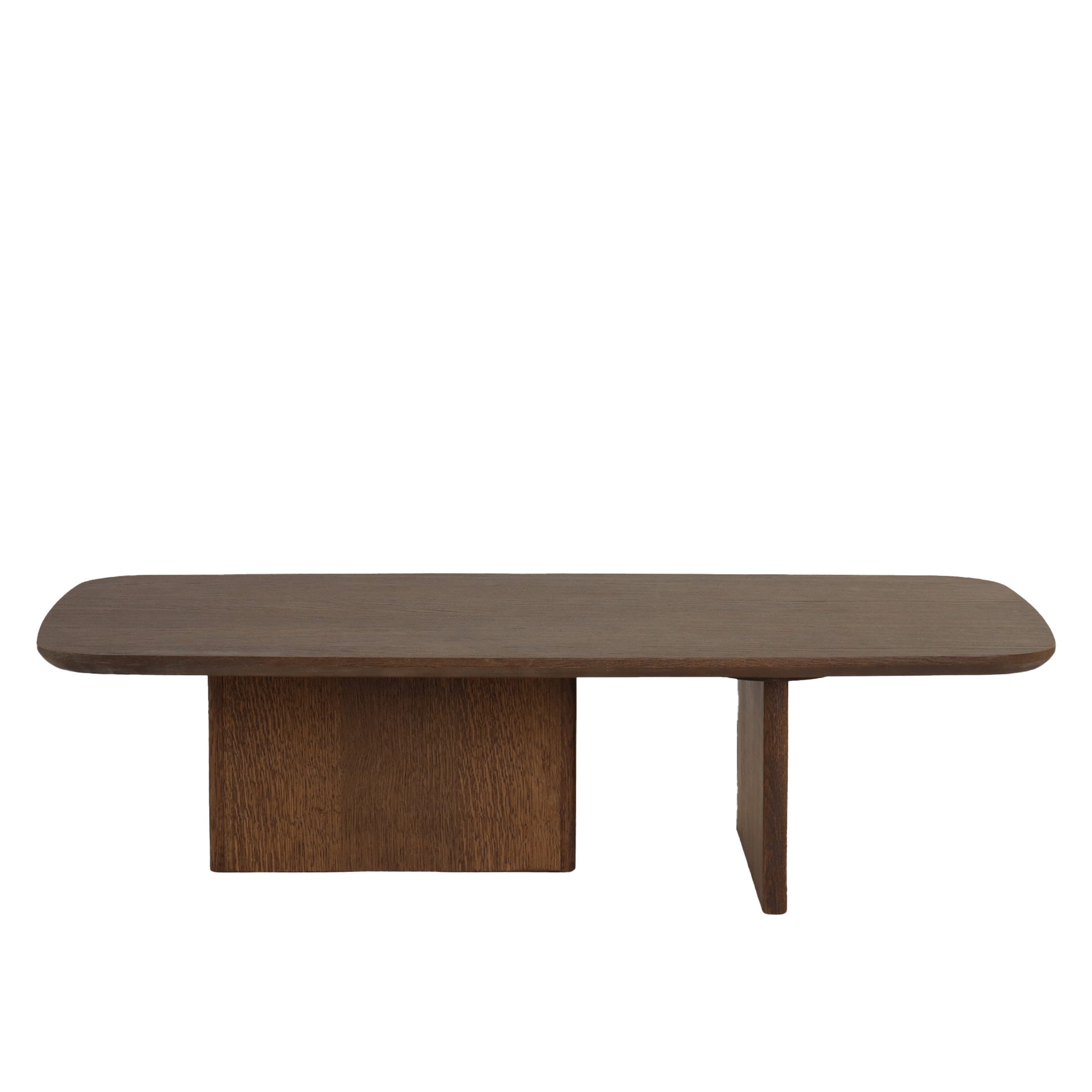 Ivy Coffee Table Brown Stained Oak 120cm