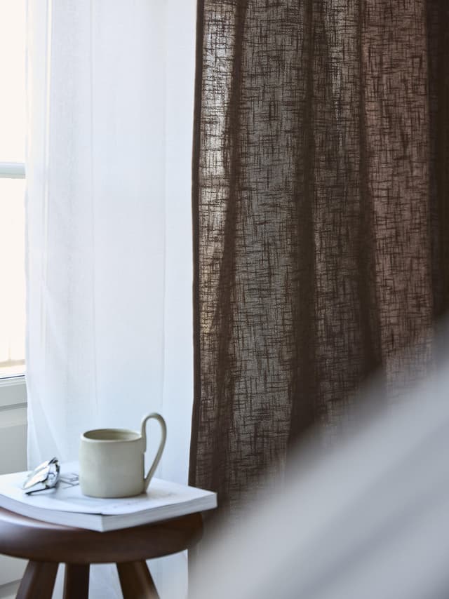 Harper Vorhanglänge Nougat 140x280 2er-Pack