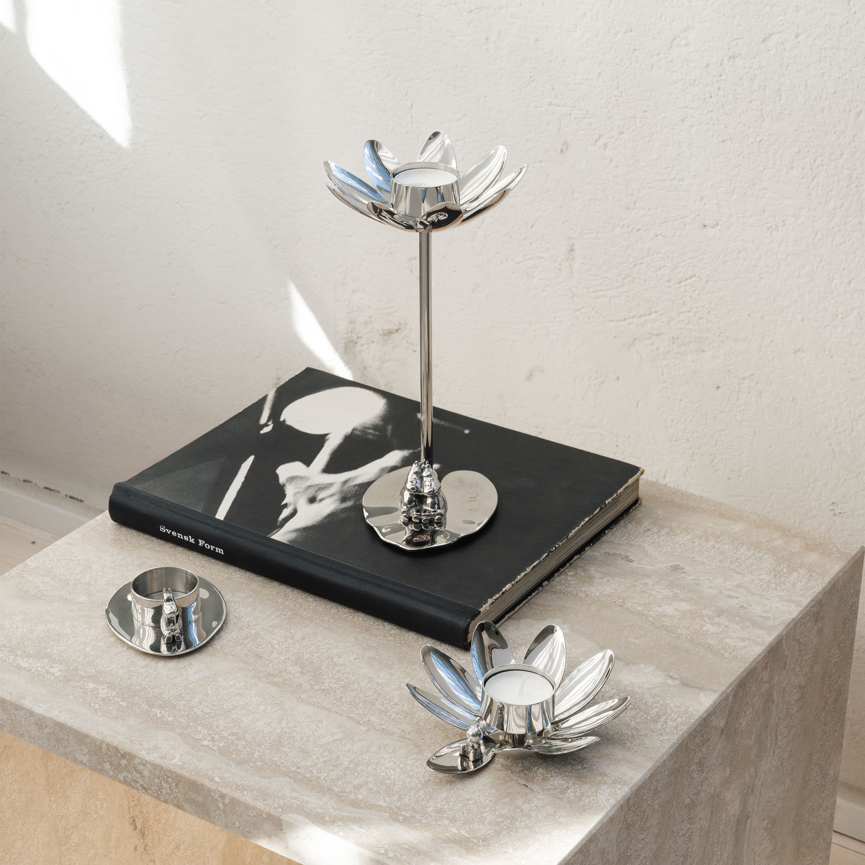 Hilke X Mumins Kleine My Windlicht Silber