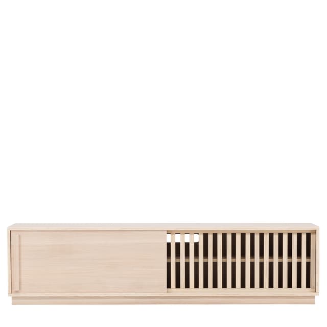 Lugo TV-Bank Whitewash 180cm