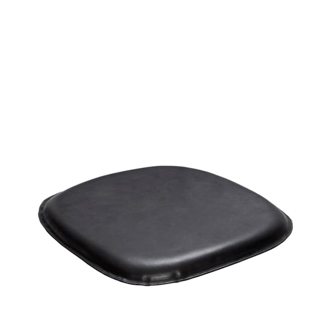 Sabine Leather Cushion Black 44x44cm