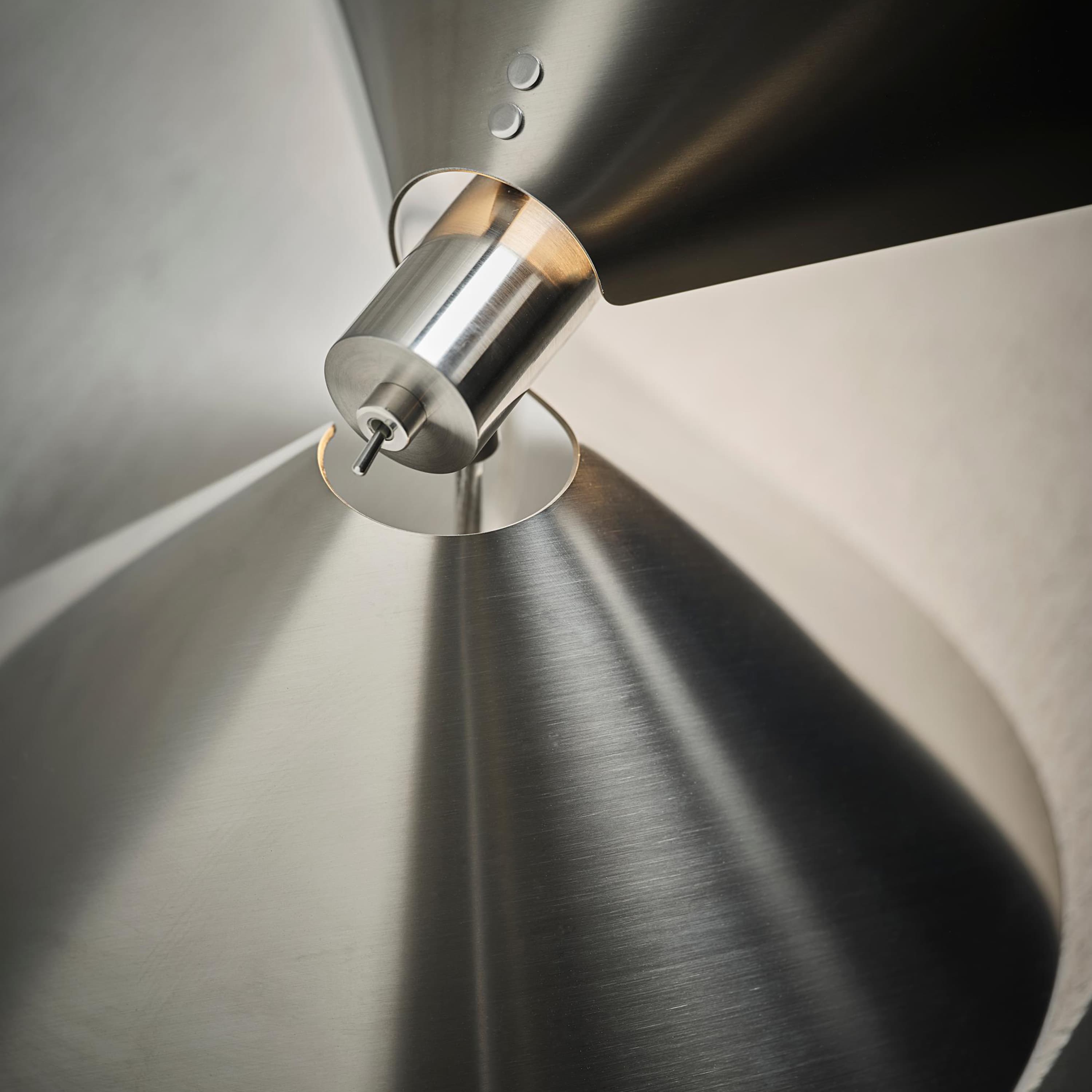 Peel Tischleuchte Brushed Stainless Steel