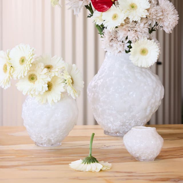 Corallo Vase Off White 27 cm