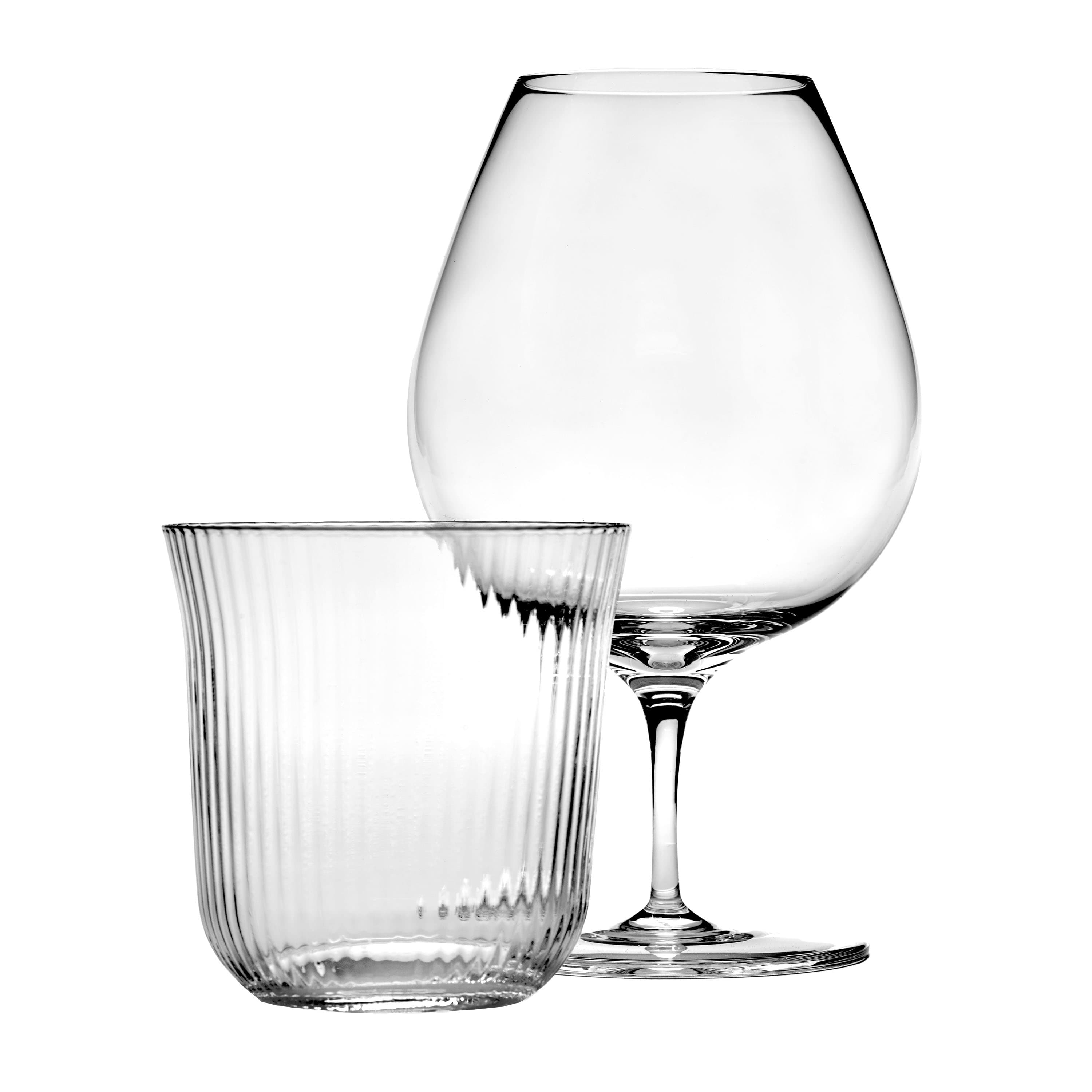 Inku Tumbler Glass Transparent 4-pack