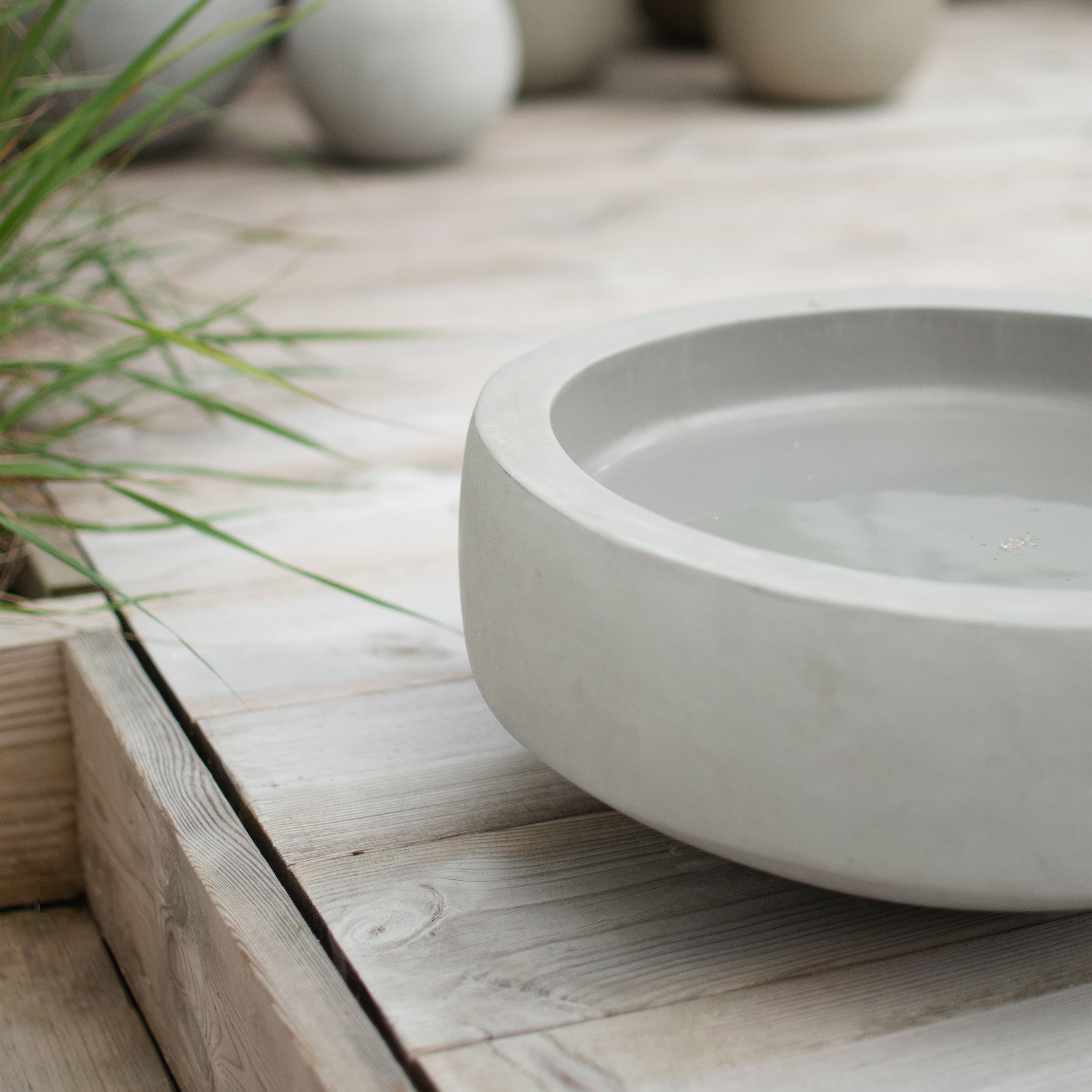 Garden Bowl  Schale Beton/Eisen Ø40
