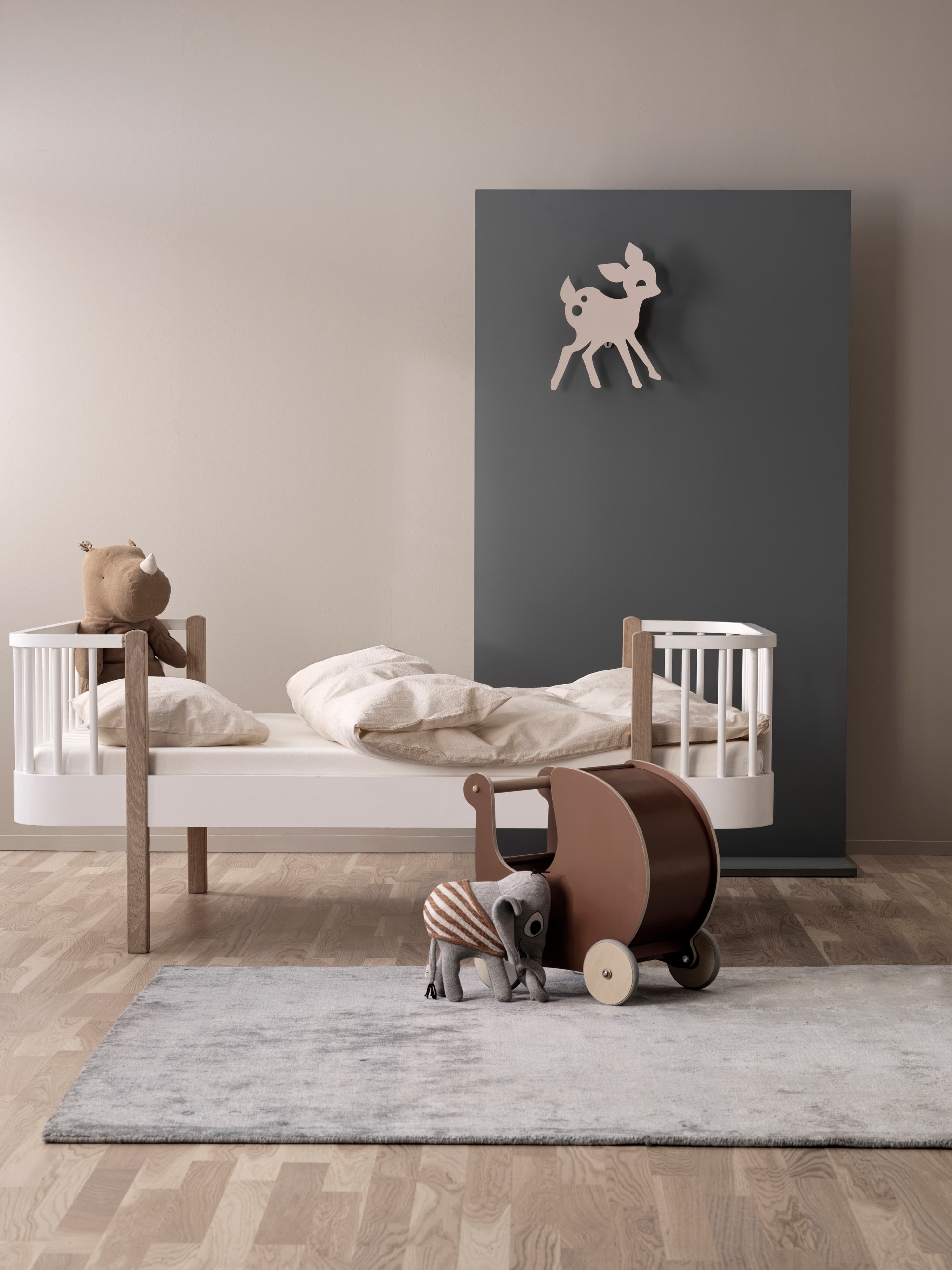 Ara Baby Bettwäscheset Krepp Babybett Beige