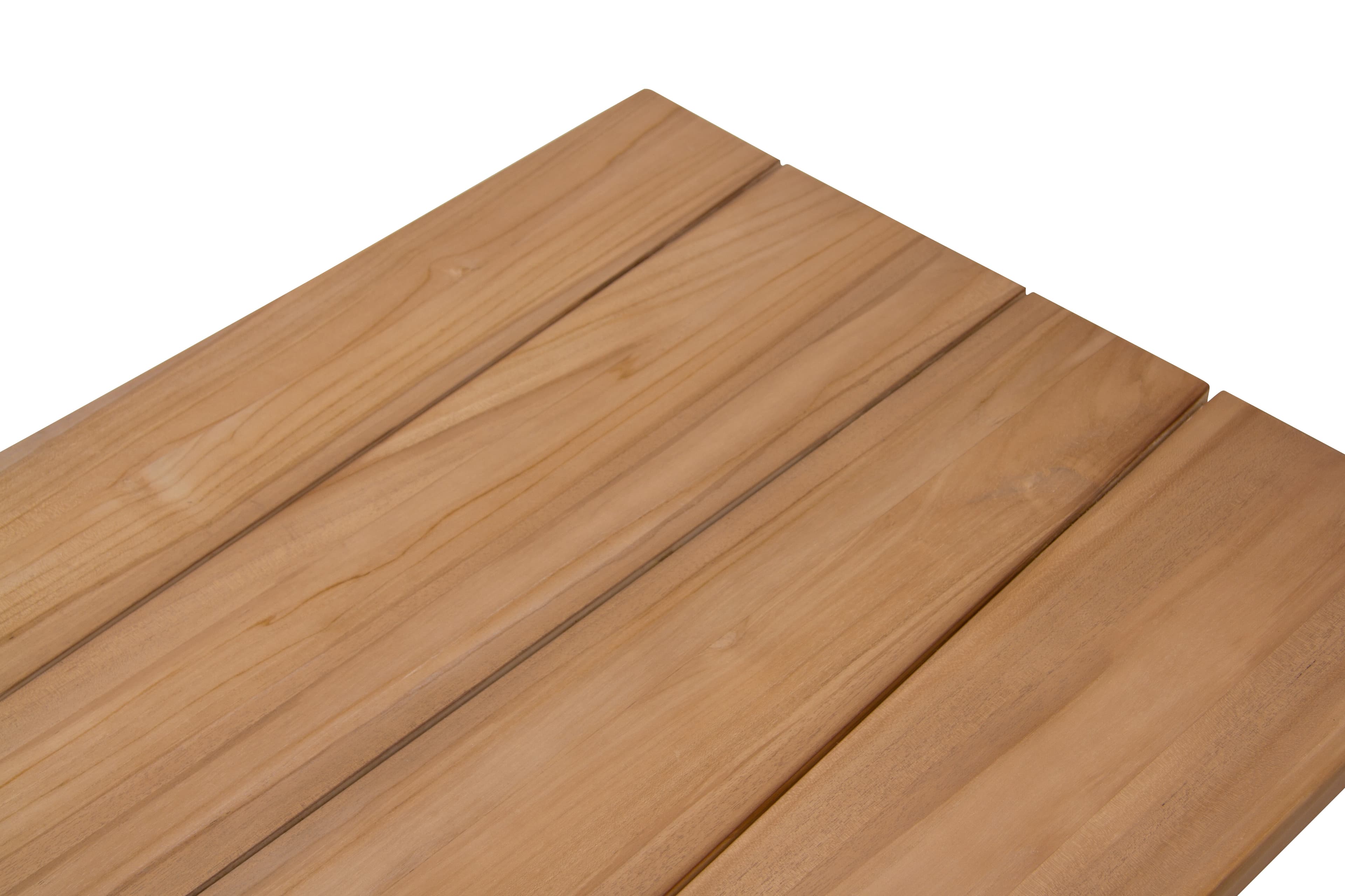 Laurion Matbord Svart/teak 230cm