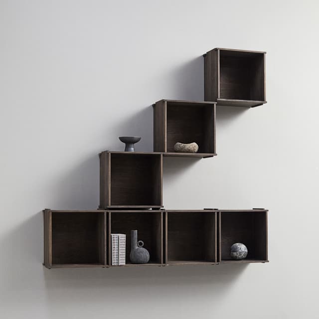Blocks Wandregal Smoked Oak 44x30