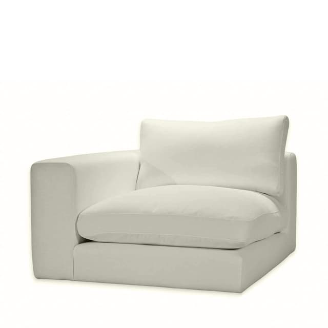 Capri 1-Sitzer-Sofamodul mit linker Armlehne Beige 107cm