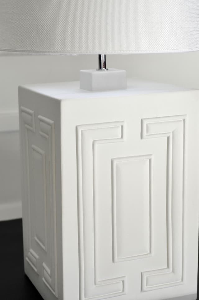 Stucco Lamp Base