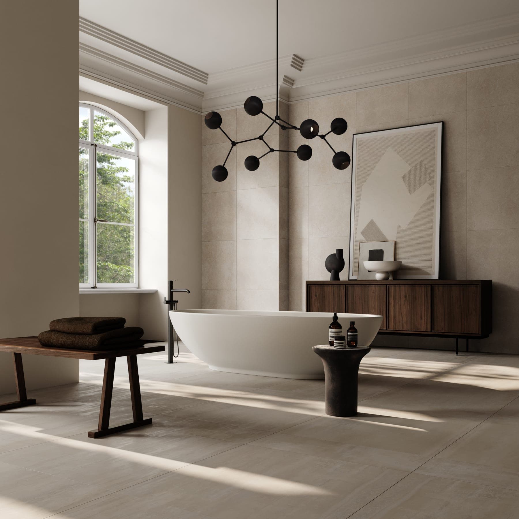 Drop Globe Globe Pendant Lamp Burned Black 150cm