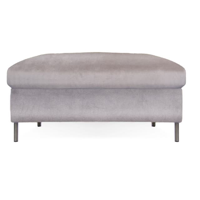 Åre Hocker Samt Ice Grey 70x110