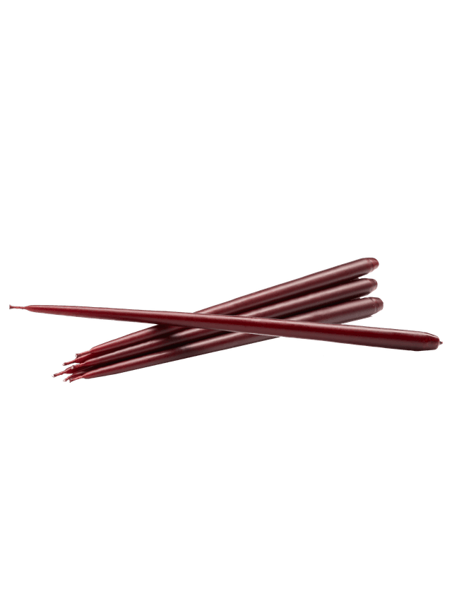 STOFF Nail Antique Candle by Ester&Erik Burgundy Red Set of 6