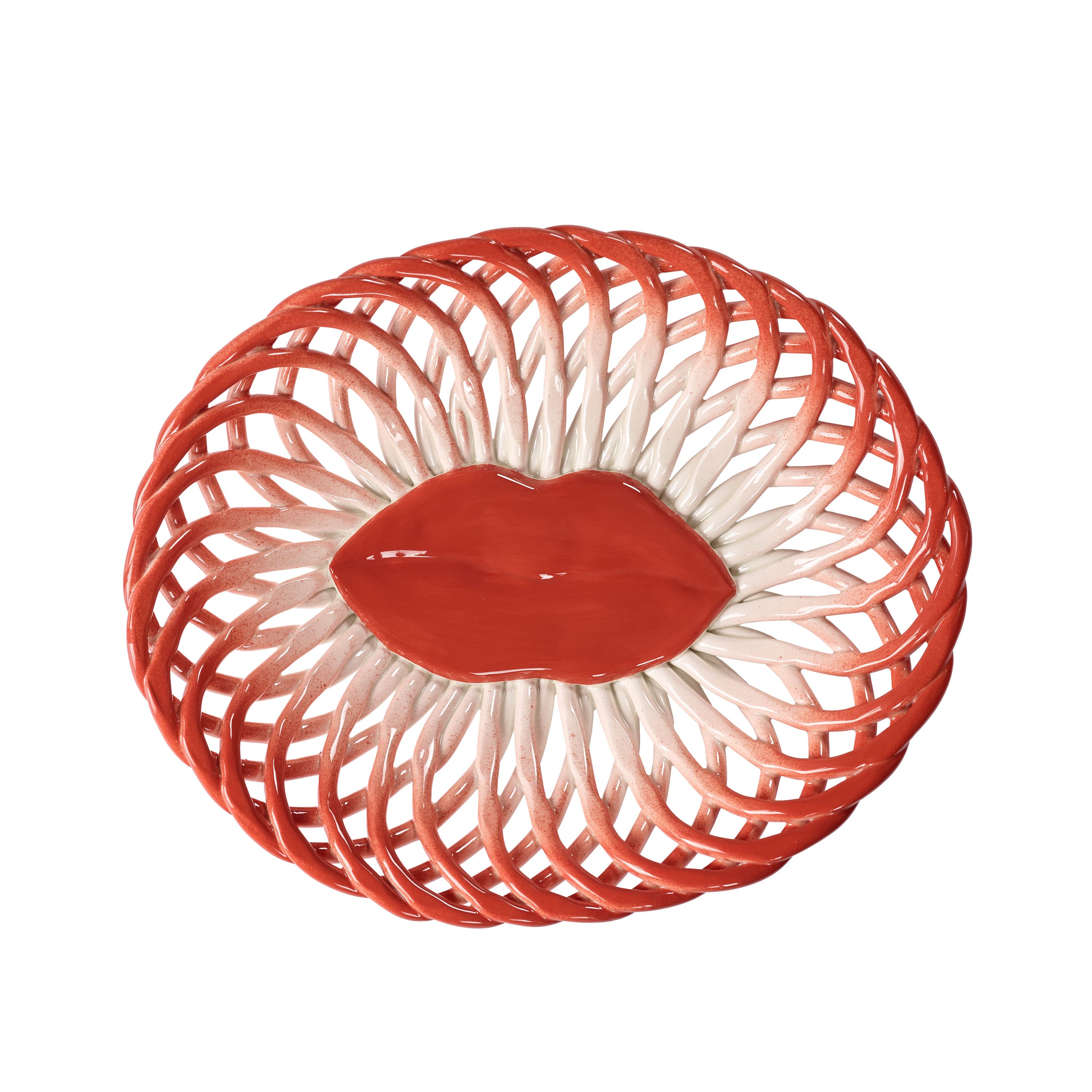 Les Objets Mouleversants Korb Red/White