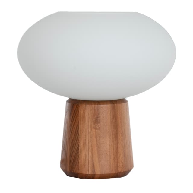Olivia Table Lamp Dark Ash 27cm