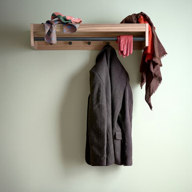 Gentle Hat Rack Walnut