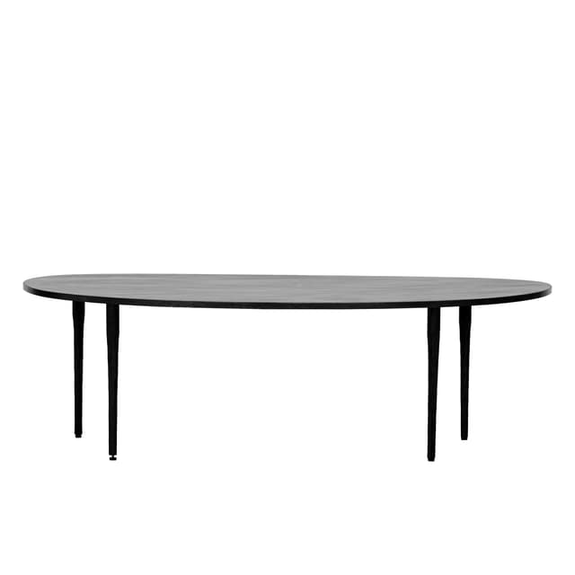 Eda Couchtisch Schwarzer Marmor 130x40