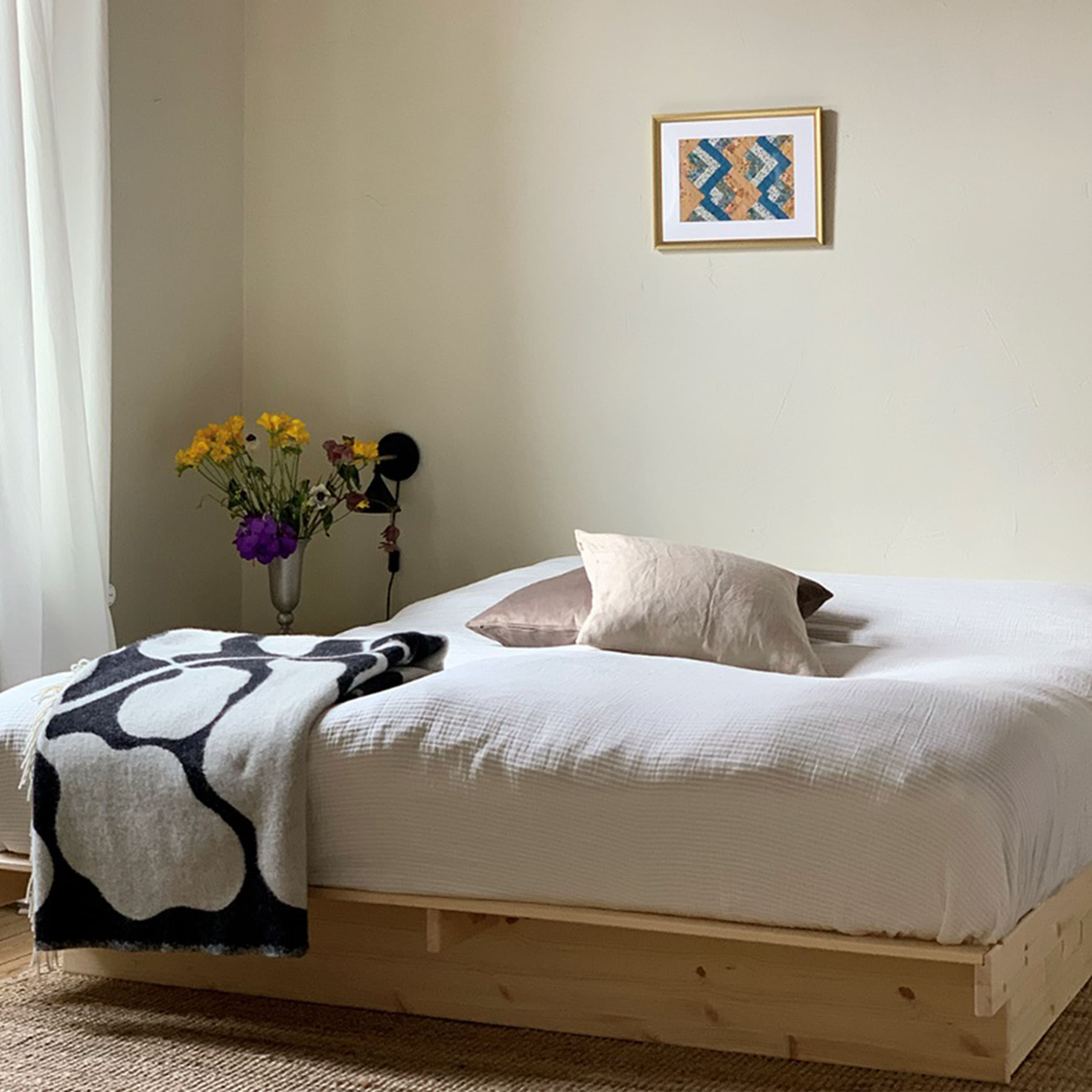 Kanso Bed frame incl. 4 Drawers Raw 180cm