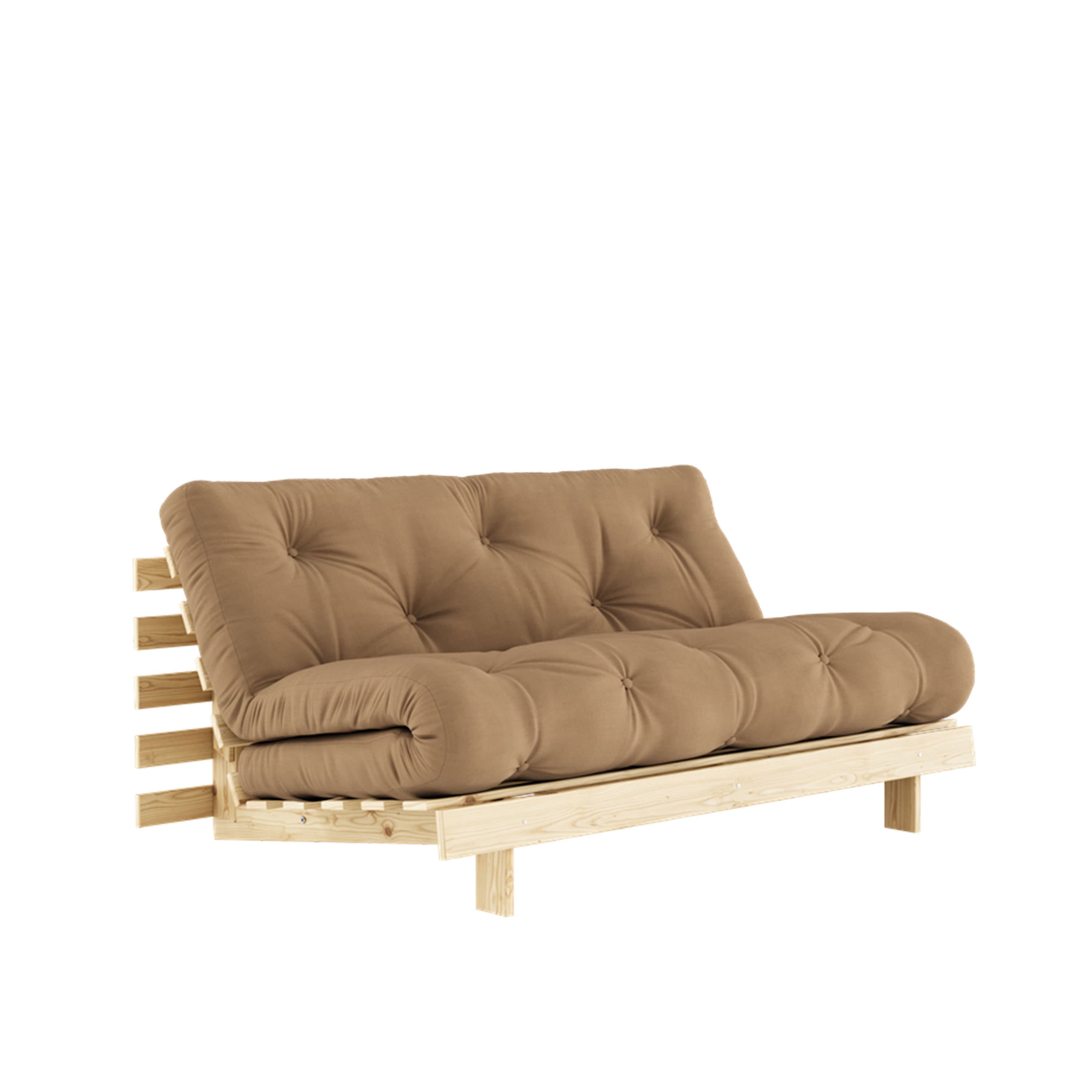 Roots Schlafsofa Natur/Mocca 160cm