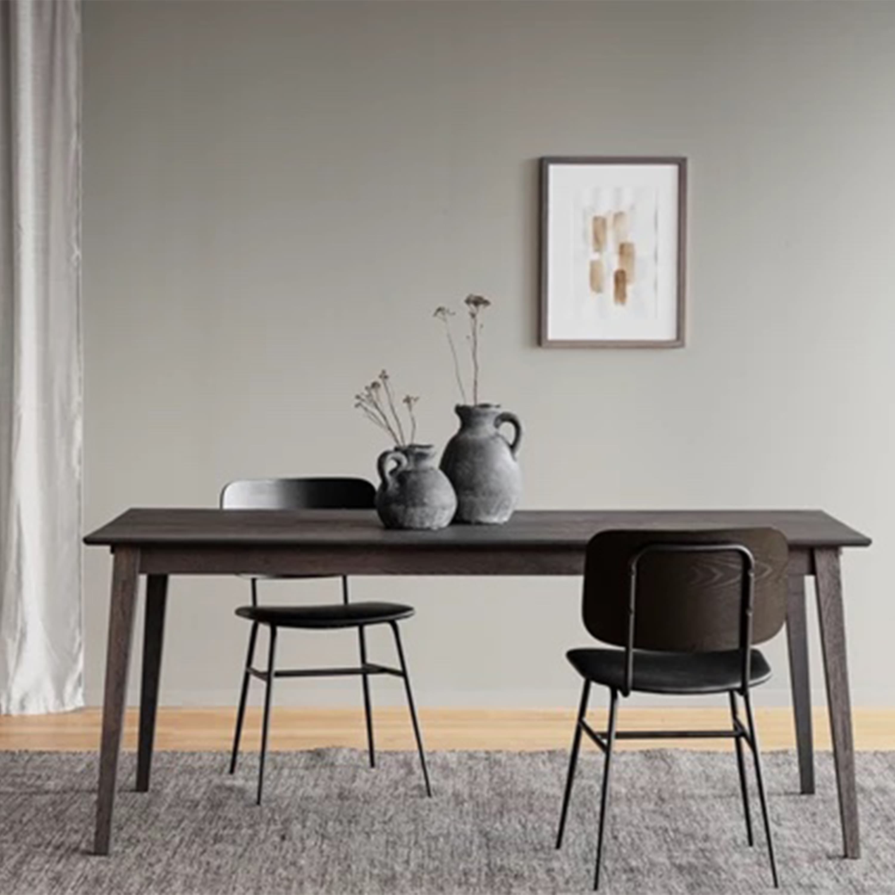 Filippa Esstisch Dunkelbraune Eiche 180cm