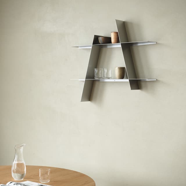 A-Shelf Wandregal Silber Large