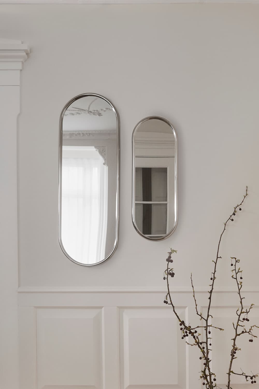 Angui Spiegel Silber 29x78