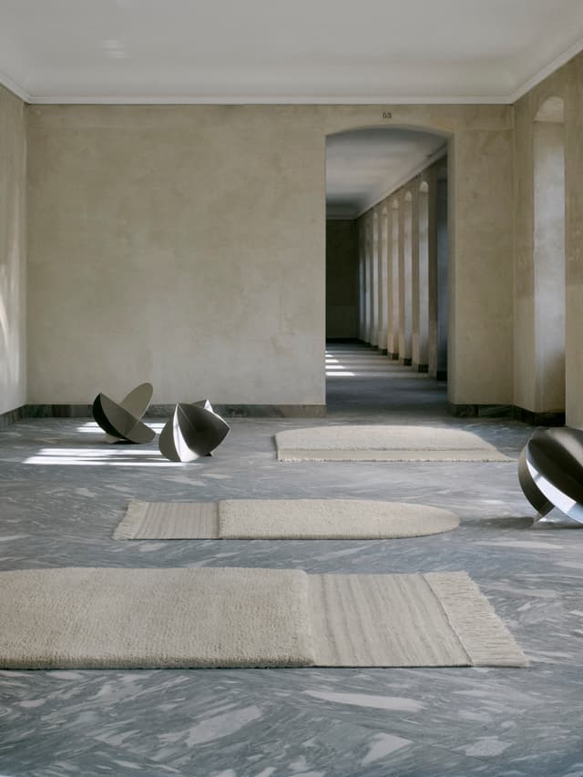 Eternal Eye Wool Rug Natural 200x300