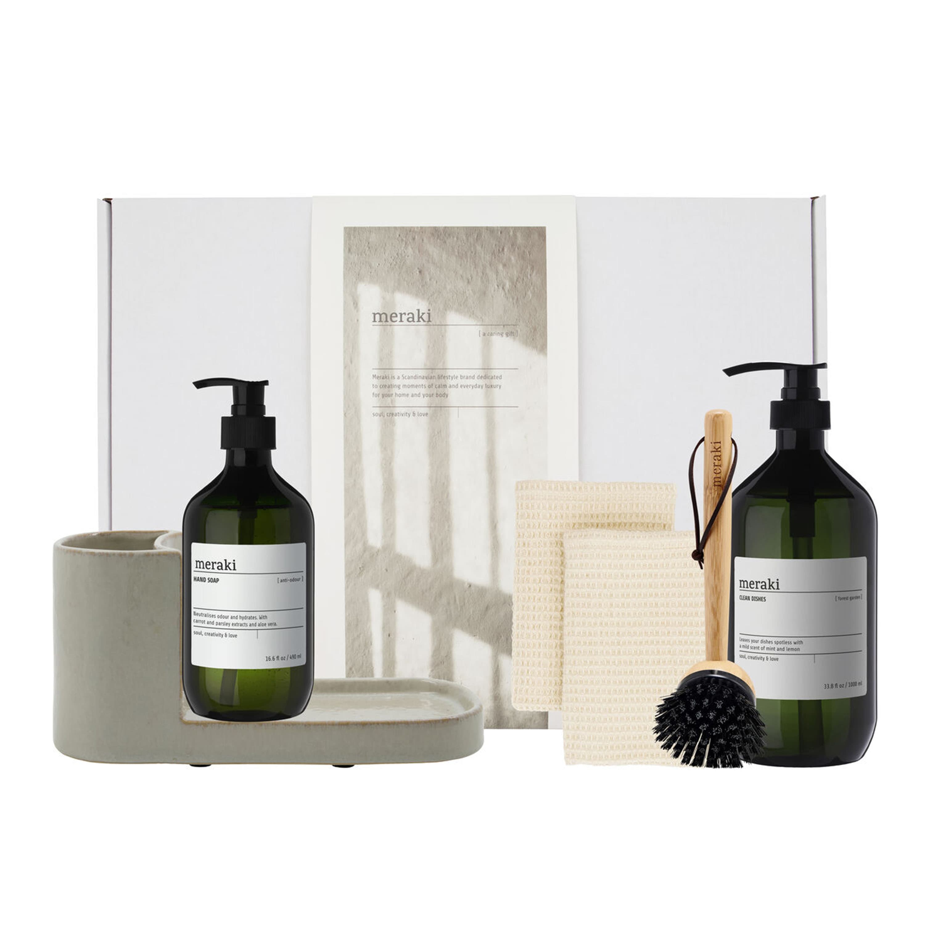 Forest Garden Geschenkset Spülset Grey 490/1000 ml