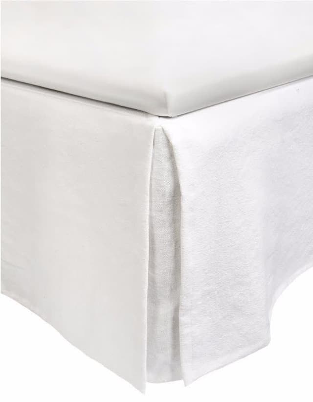 Weeknight Bed Skirt White 90x220x52