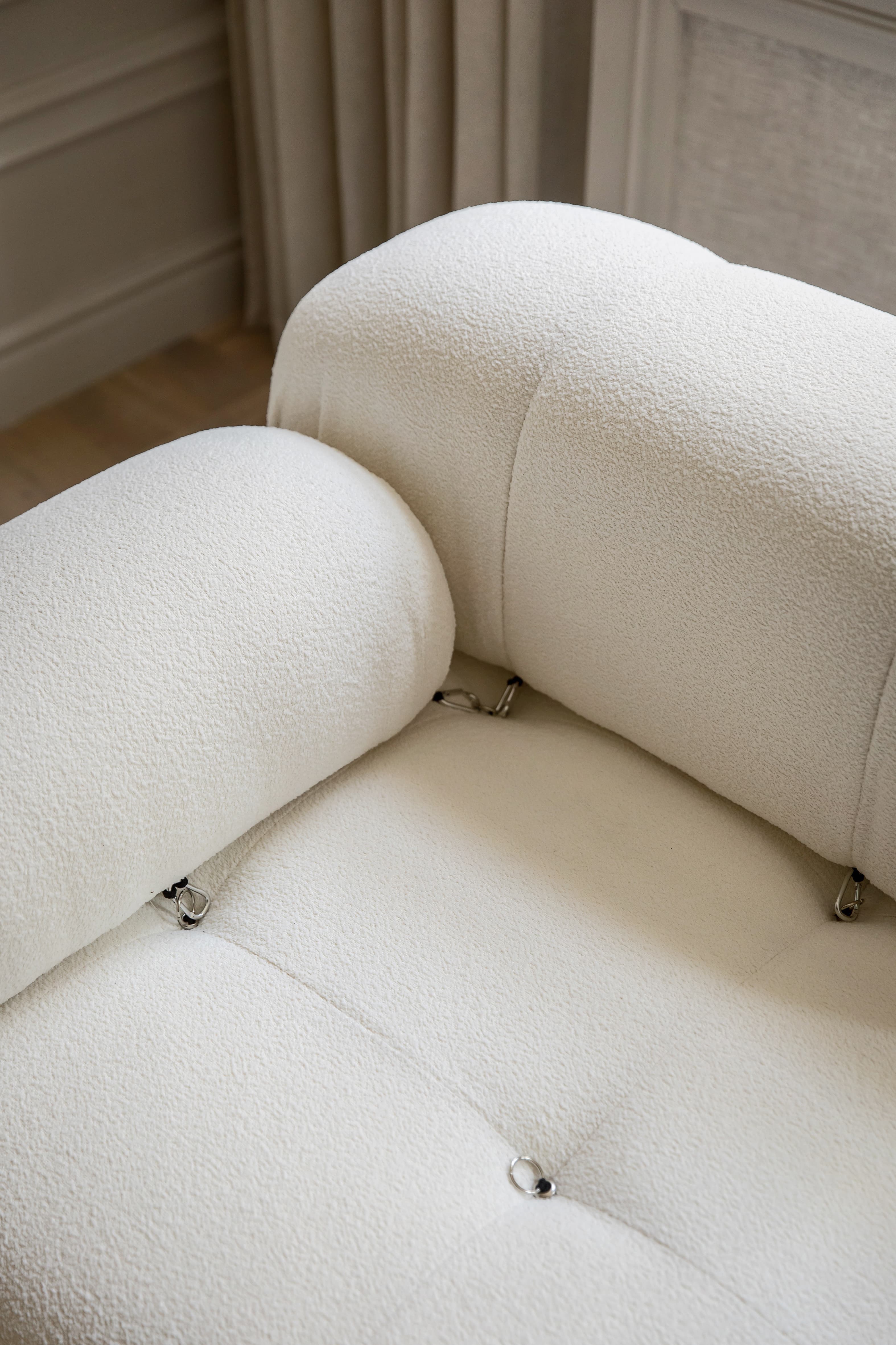 Blanca Linkes Modul White Bouclé