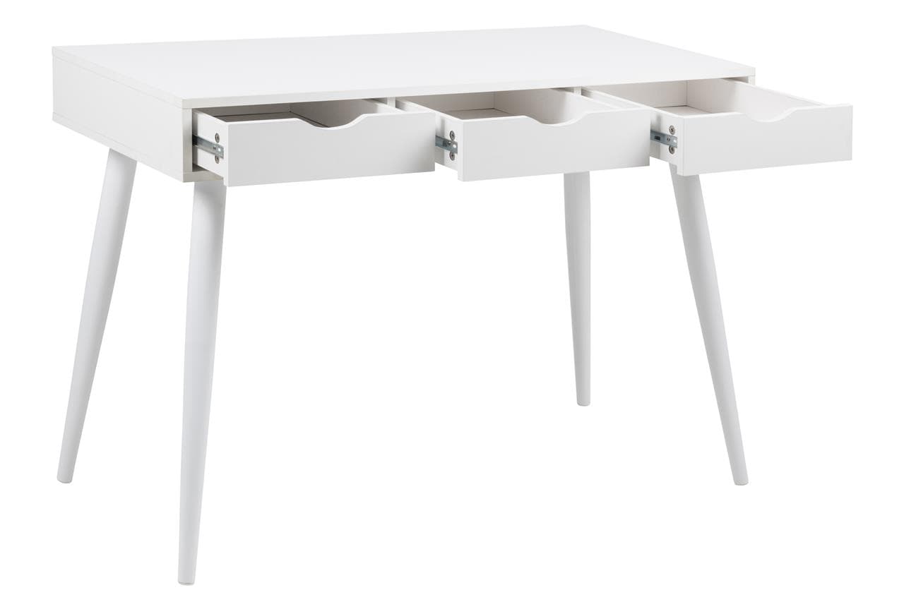 Molly Schreibtisch Weiß 110cm