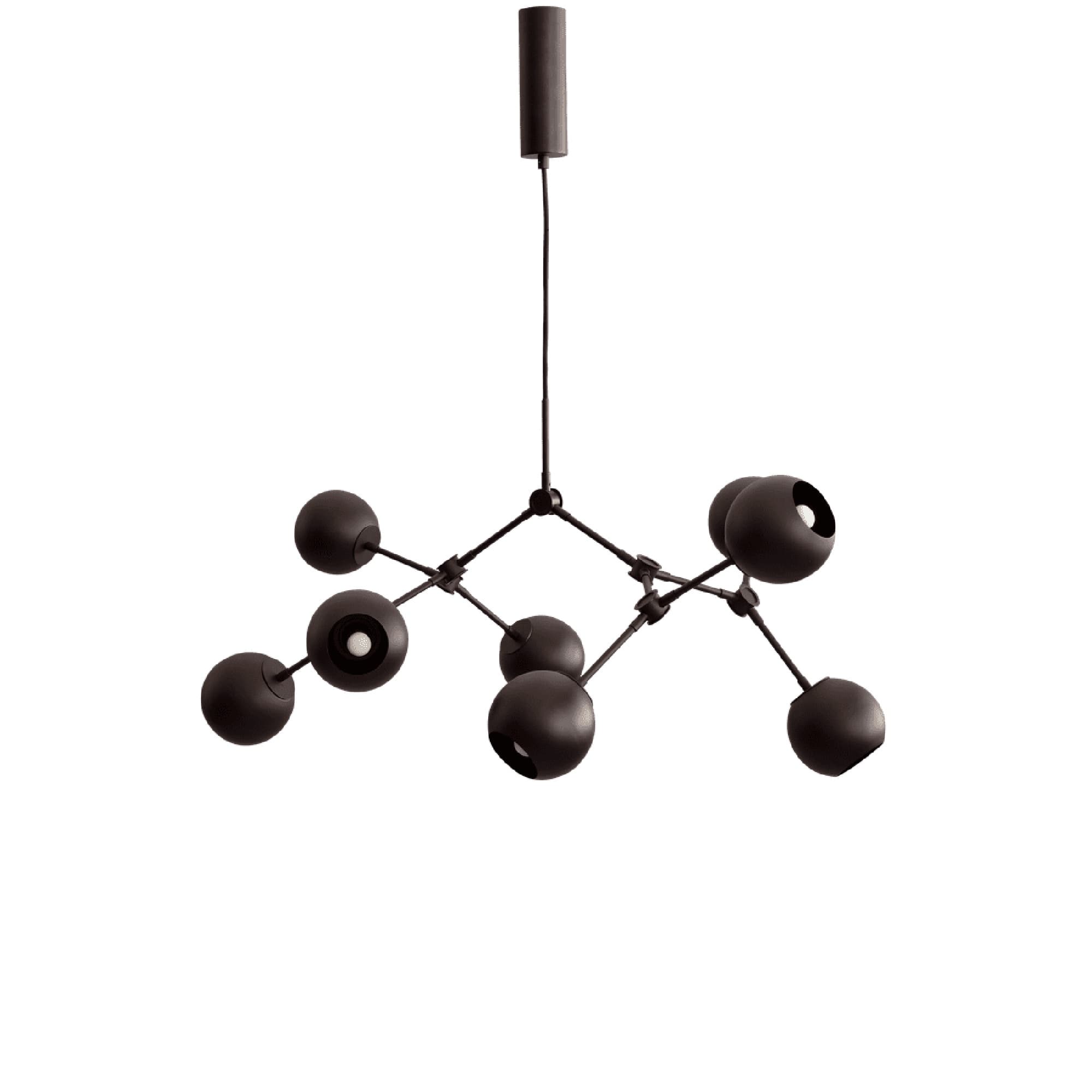 Drop Globe Taklampa Burned Black Min95cm