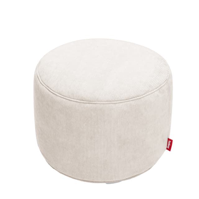 Recycled Point Cord Sitzpuff Manchester Cream