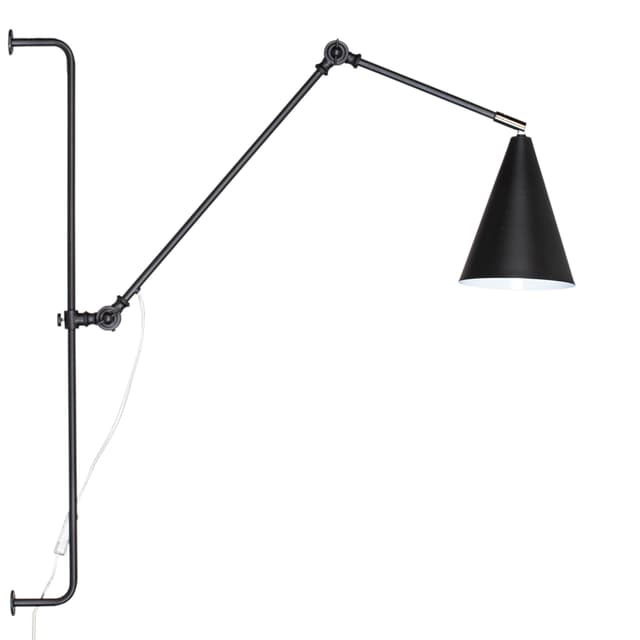 Yukon Wall Lamp Matte Black 78cm