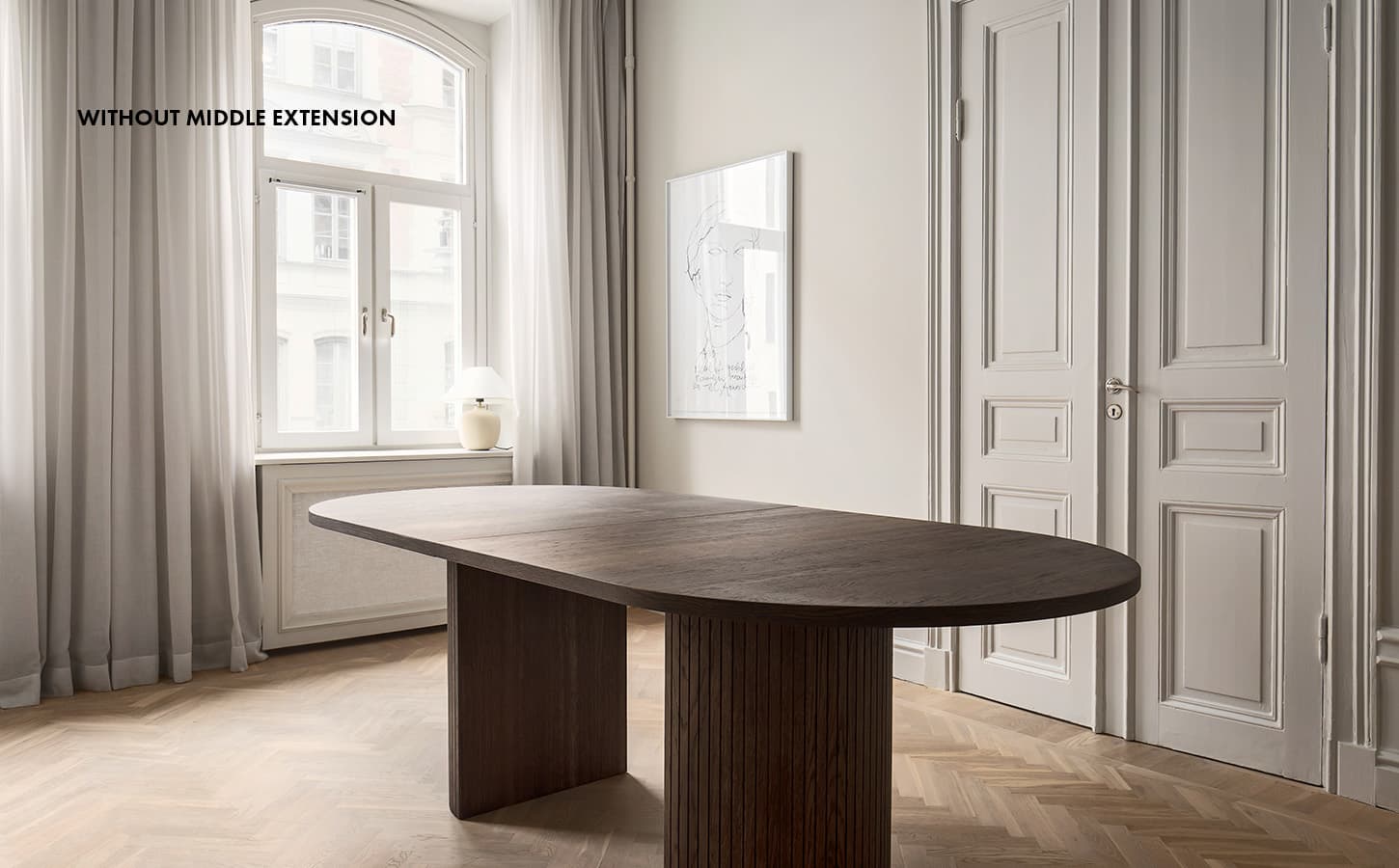 Bauer Esstisch Braun Gebeizt 220+50