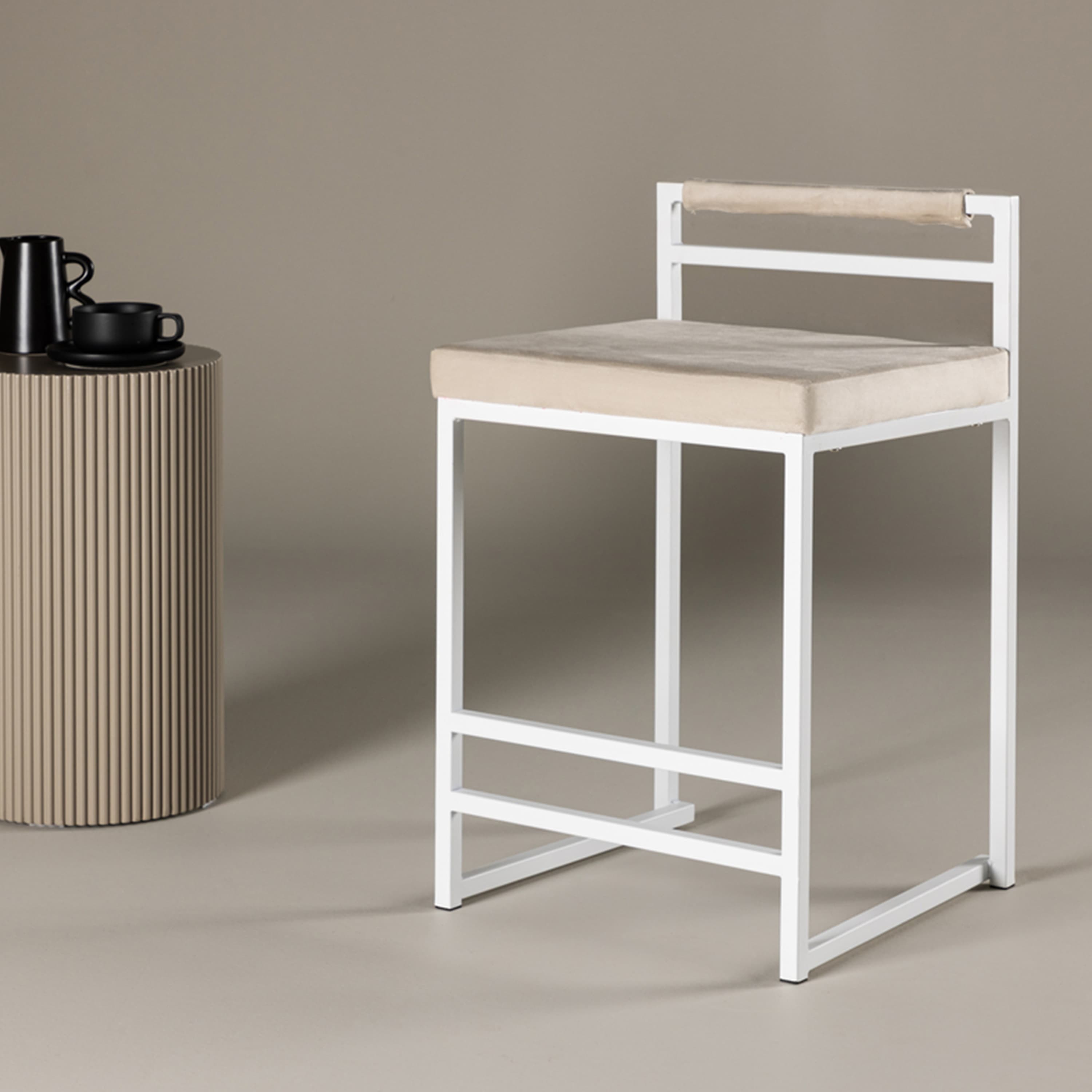 Opelika Barstol Beige 80cm