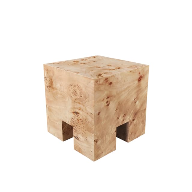 Chunky Side Table Poplar 40x40