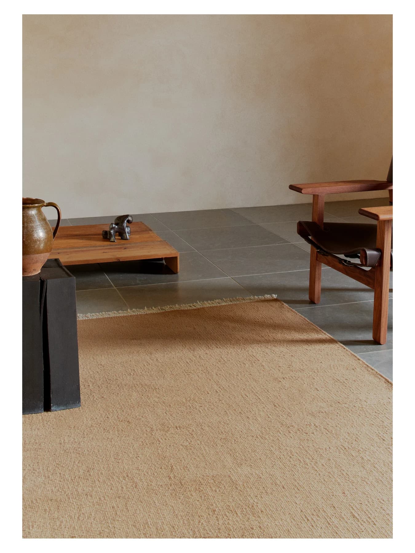 Rainbow Wool Rug White 170x240