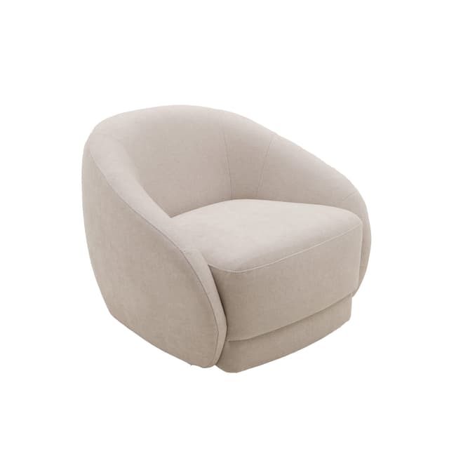 Alba Lounge Chair Beige 86cm