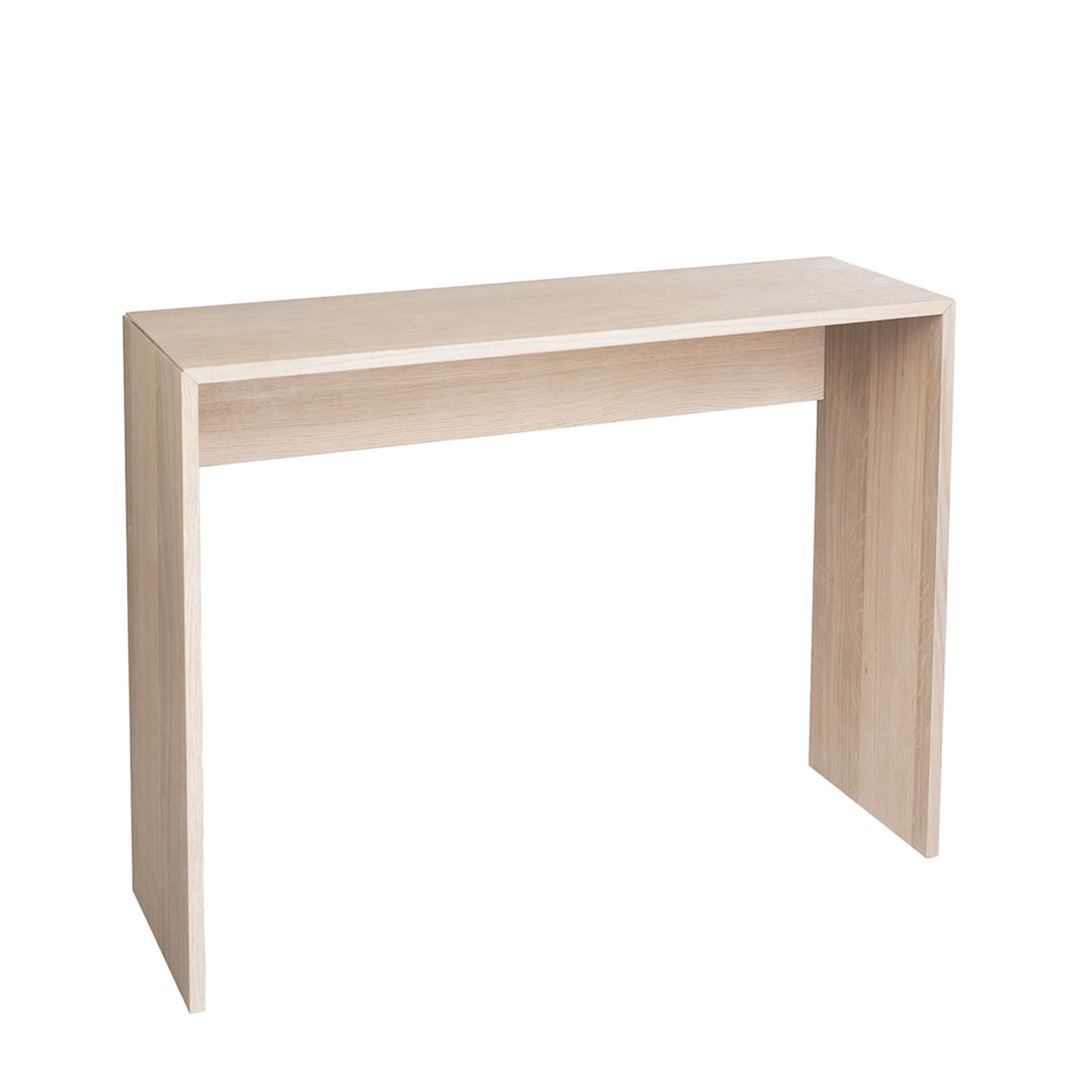 Esme Console Table White Oiled Oak 100cm