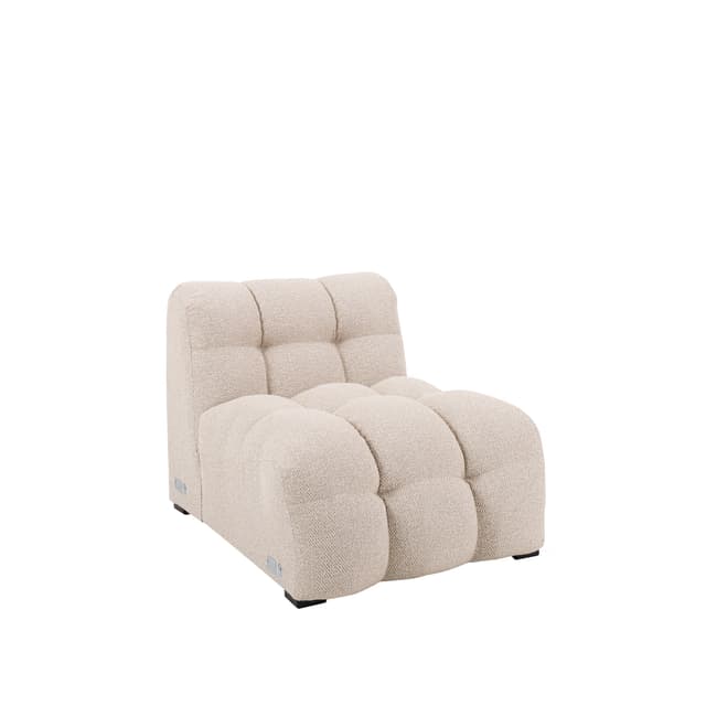 Billie 1-Sitzer Sofa Modul Beige Bouclé 73cm