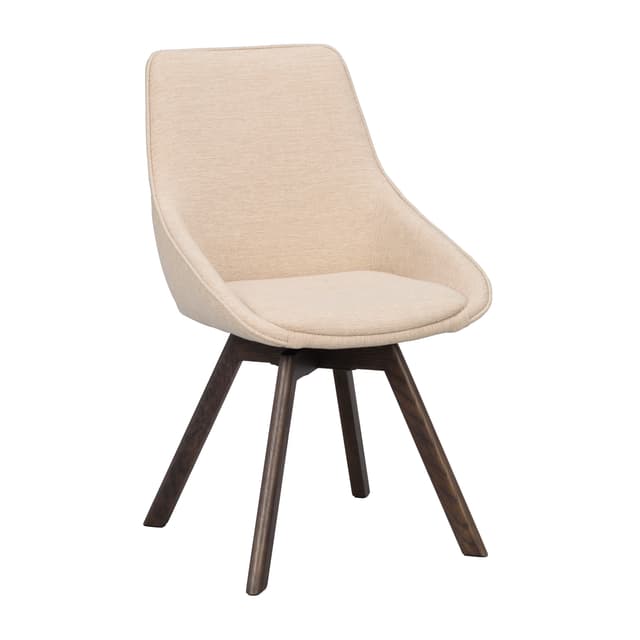 Alison Esszimmerstuhl Hellbeige/Braune Eiche