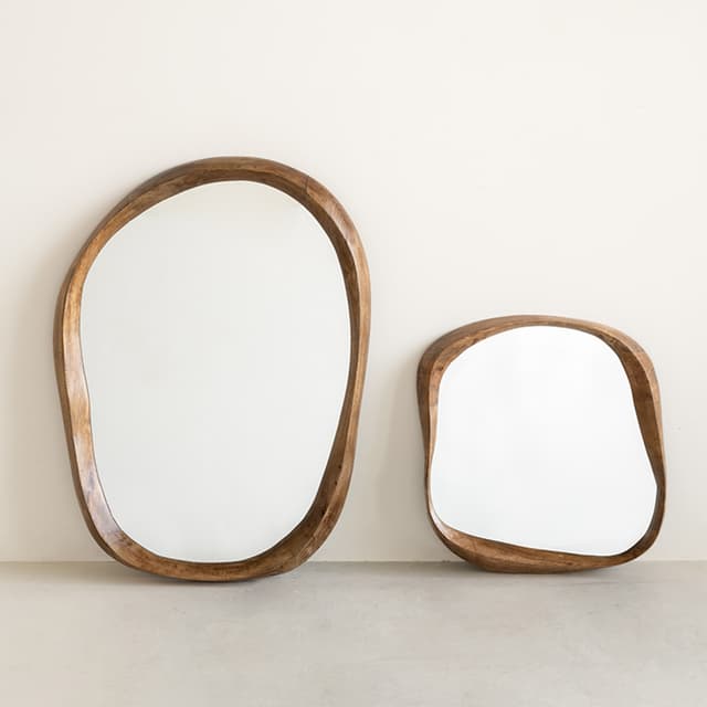 Shizu Mirror Mango Wood Large
