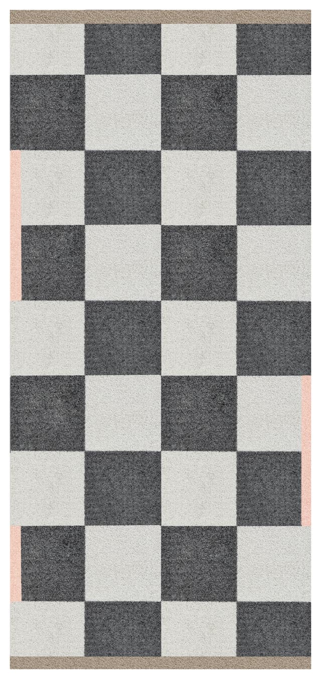 Square All-Round Rug Runner Dark Grey 70x150