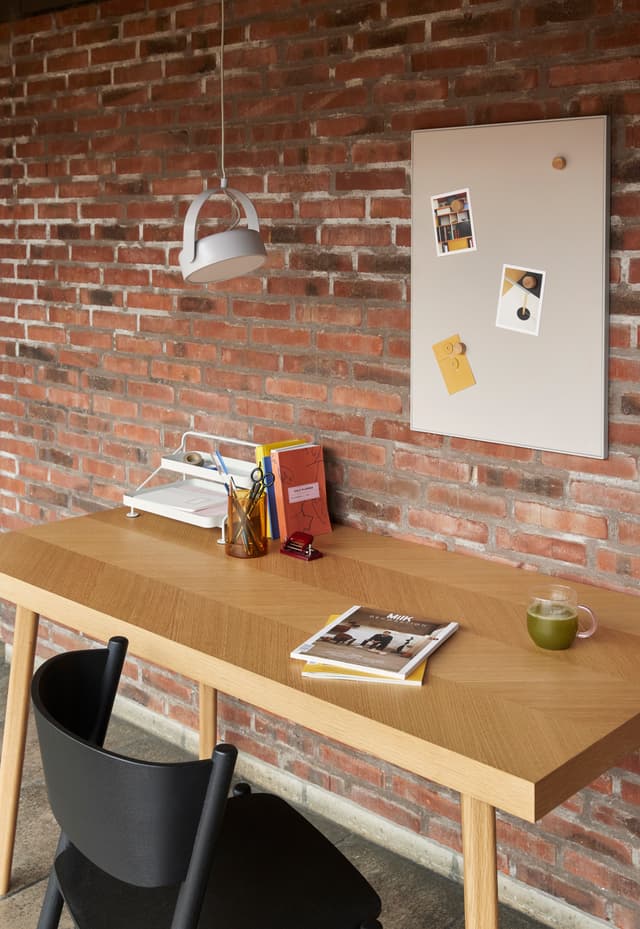 Herringbone Esstisch FSC Eiche 160x80