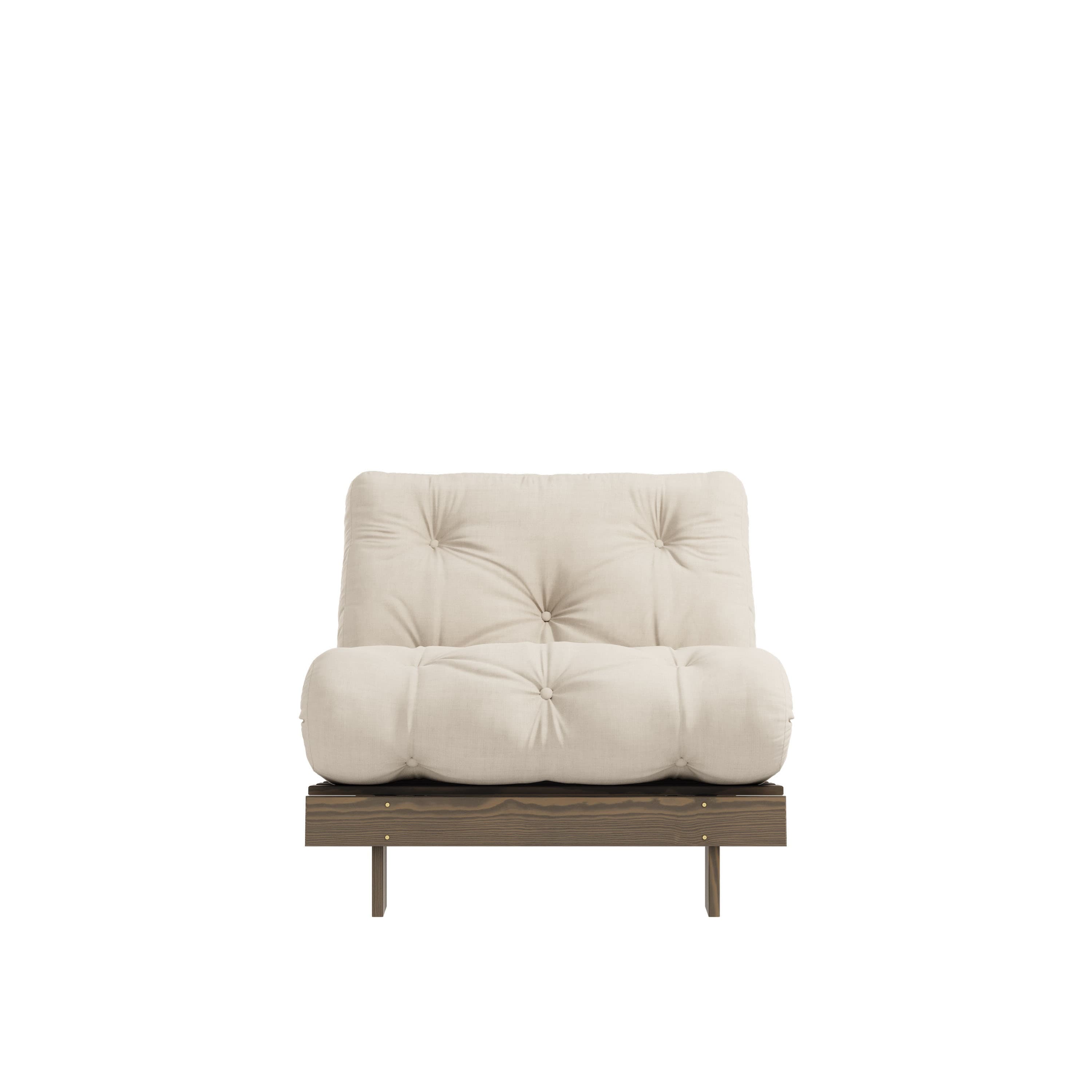 Roots Schlafsessel Braun/Beige 90cm