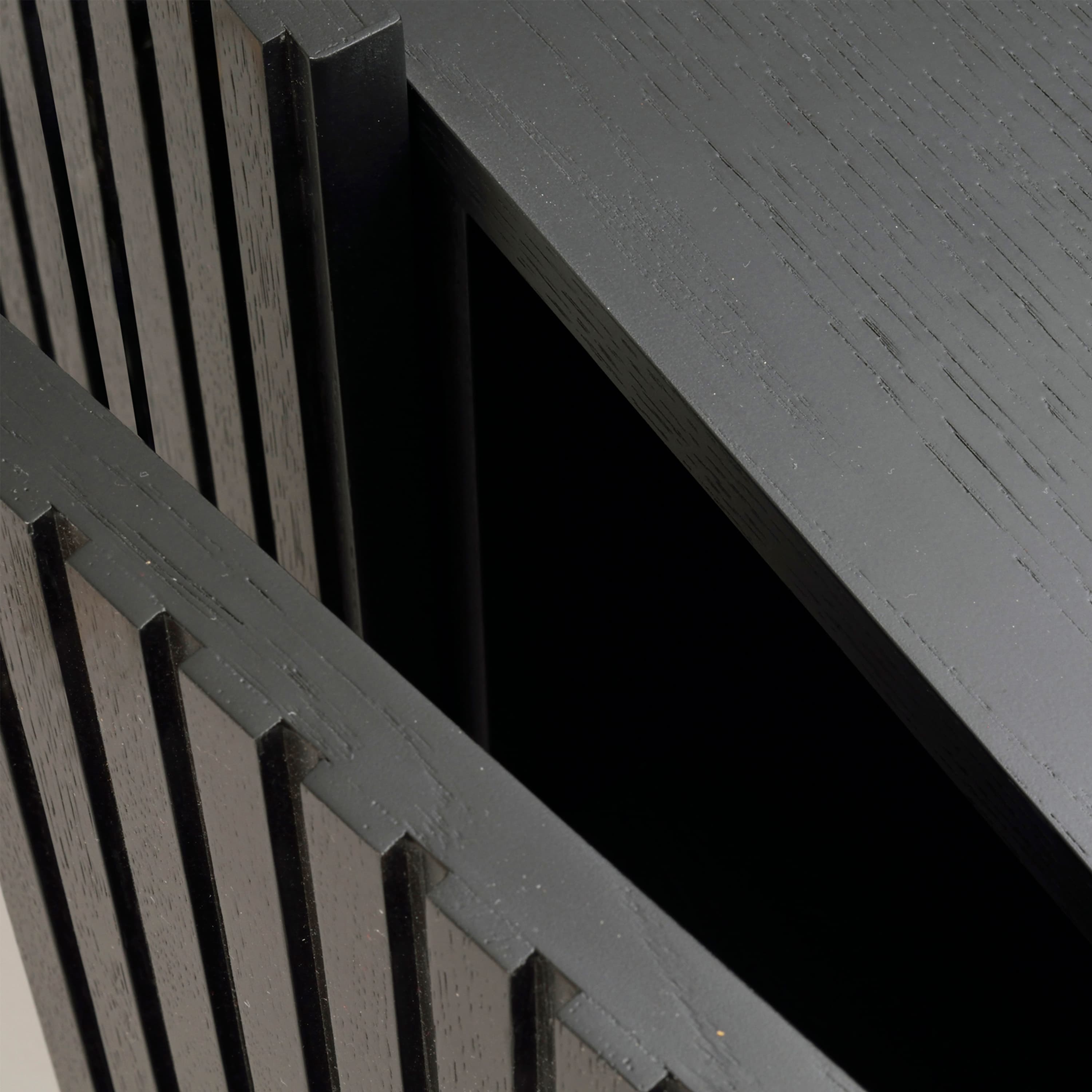 Halifax Schrank Schwarz 100cm