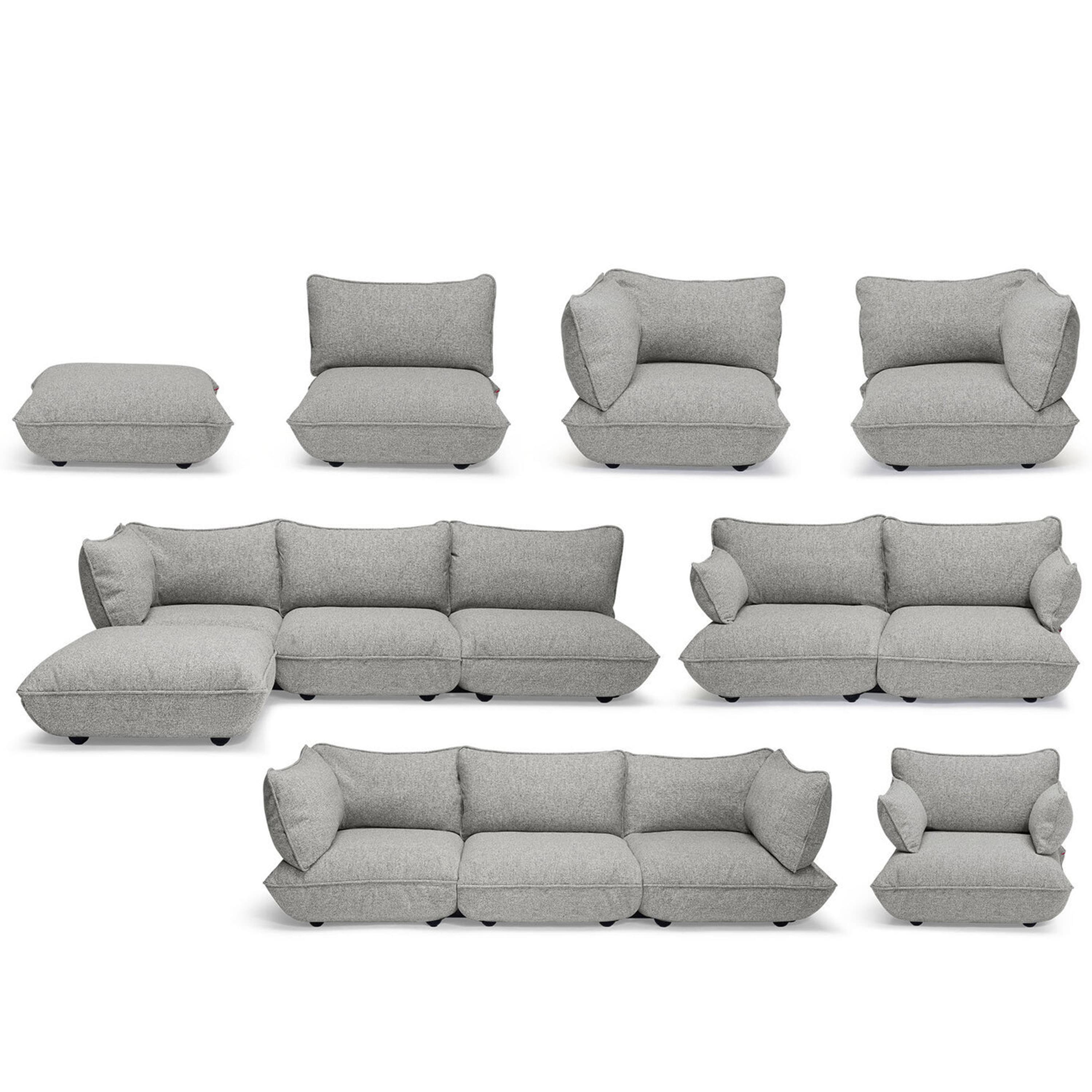 Sumo Mingle 2-Sitzer Sofa Grid Stone