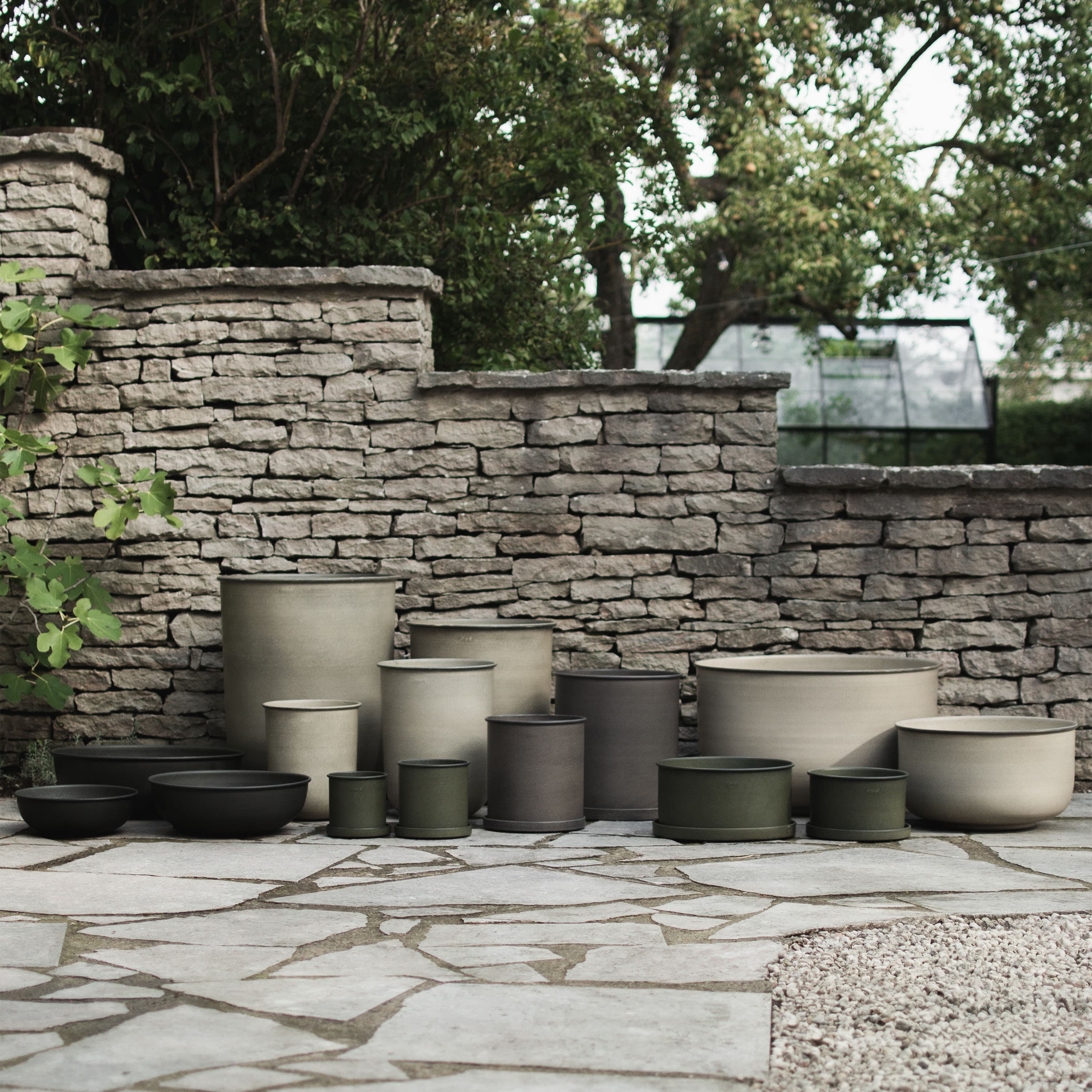 Plant Pot Utekruka Green Large 2-pack